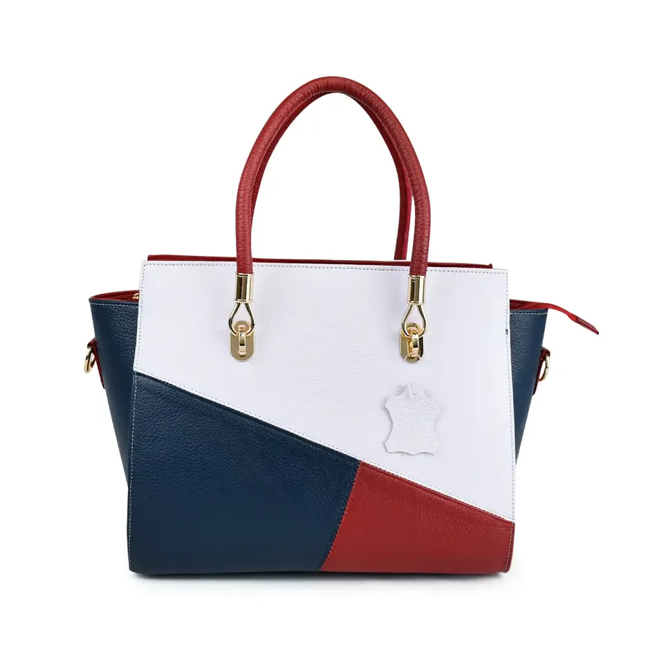 CAROLINA en Tricolor: Azul Marino/Blanco/Rojo