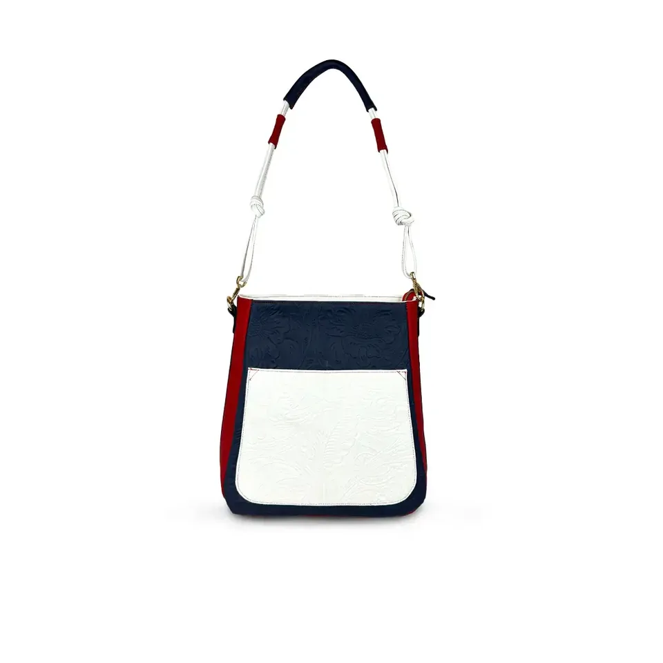 DIANA TRICOLOR en Tricolor (Azul Marino, Rojo y Blanco)