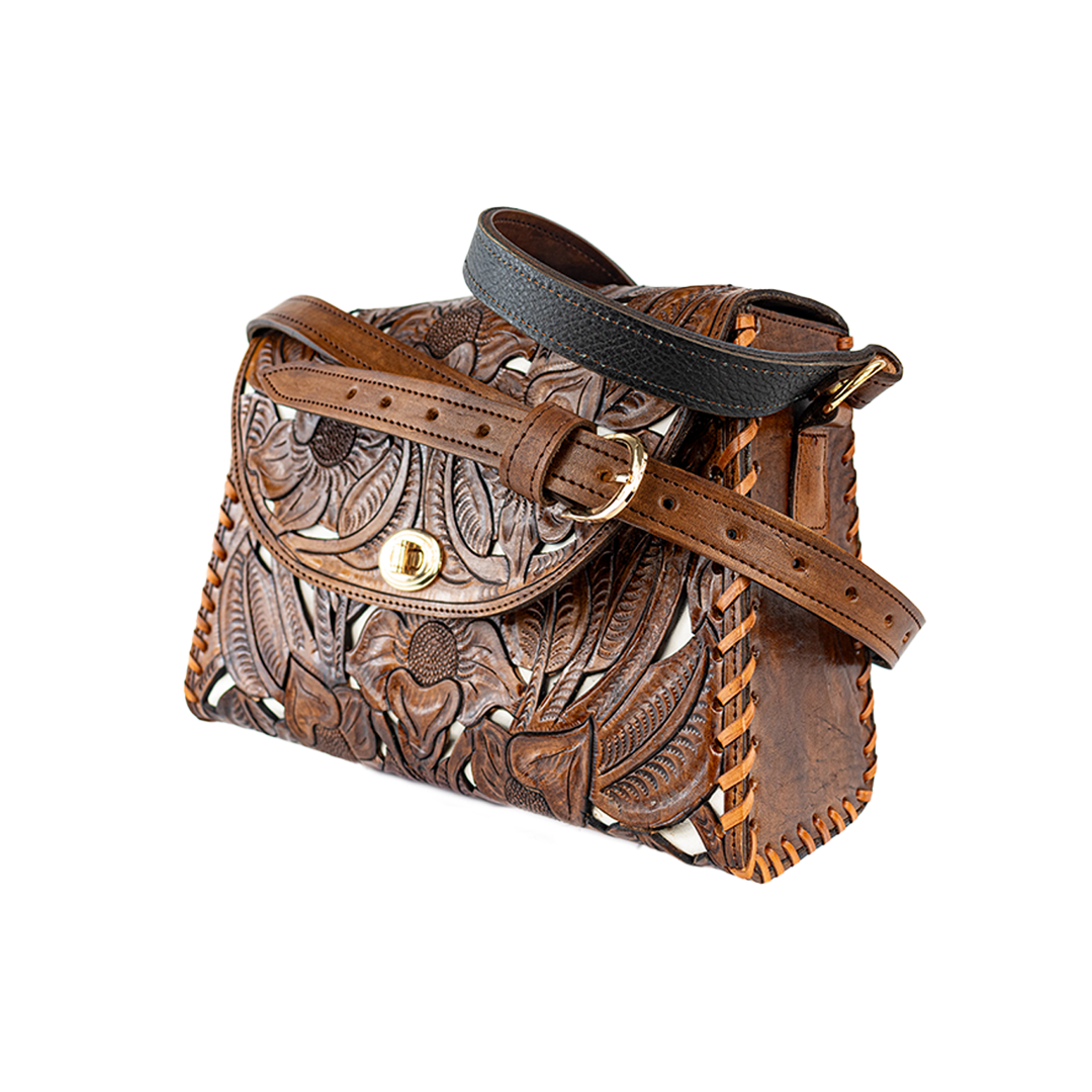 Bolsa Duna de piel artesanal Marua